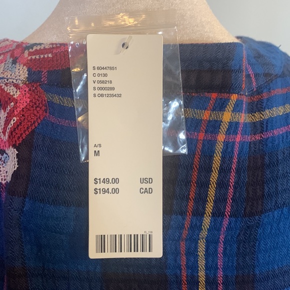 [Urban Outfitters] “Gretta” Embroidered Frock Dress - Size Medium NWT - Picture 6 of 8